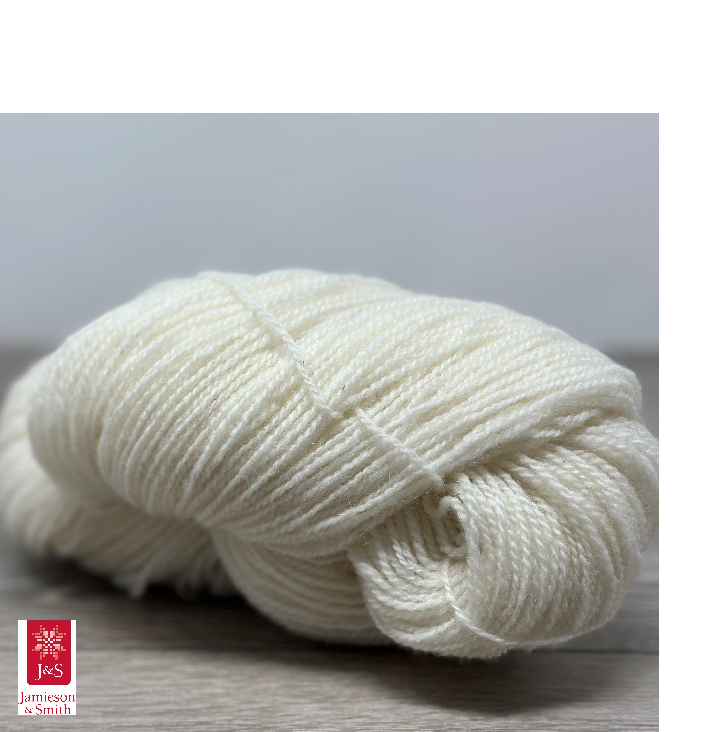 NEW! Shetland Supreme Jumper Weight 100% Real Shetland Wool shade 2001 (5 x 100g Pack)